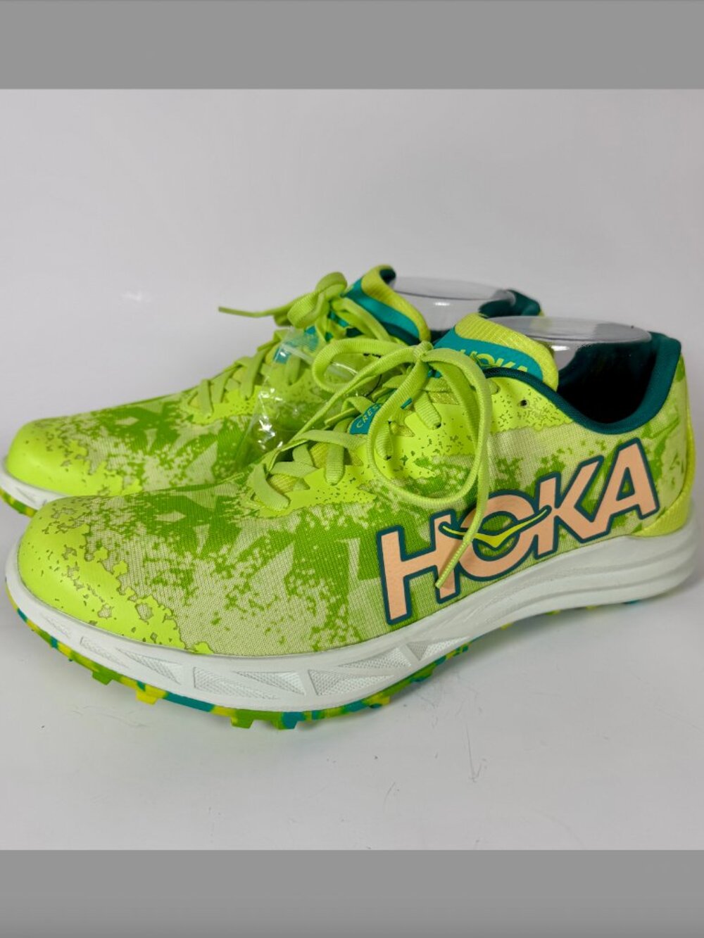 Hoka One One Crescendo XC Mens Size 10.5 Lettuce Green Cross Country Spikes
